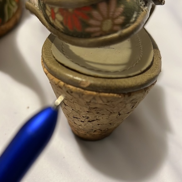 🎉5/$15🎉 K STUDIO FLORAL CANVAS WEDGES W/CORK HEEL (40/9) - Picture 16 of 16